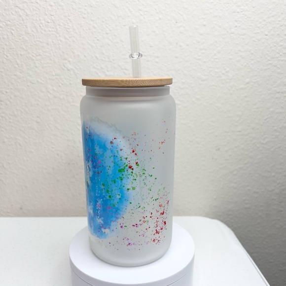 UP Adventure is Out There Handmade Libbey Glass Cup - Picture 3 of 5